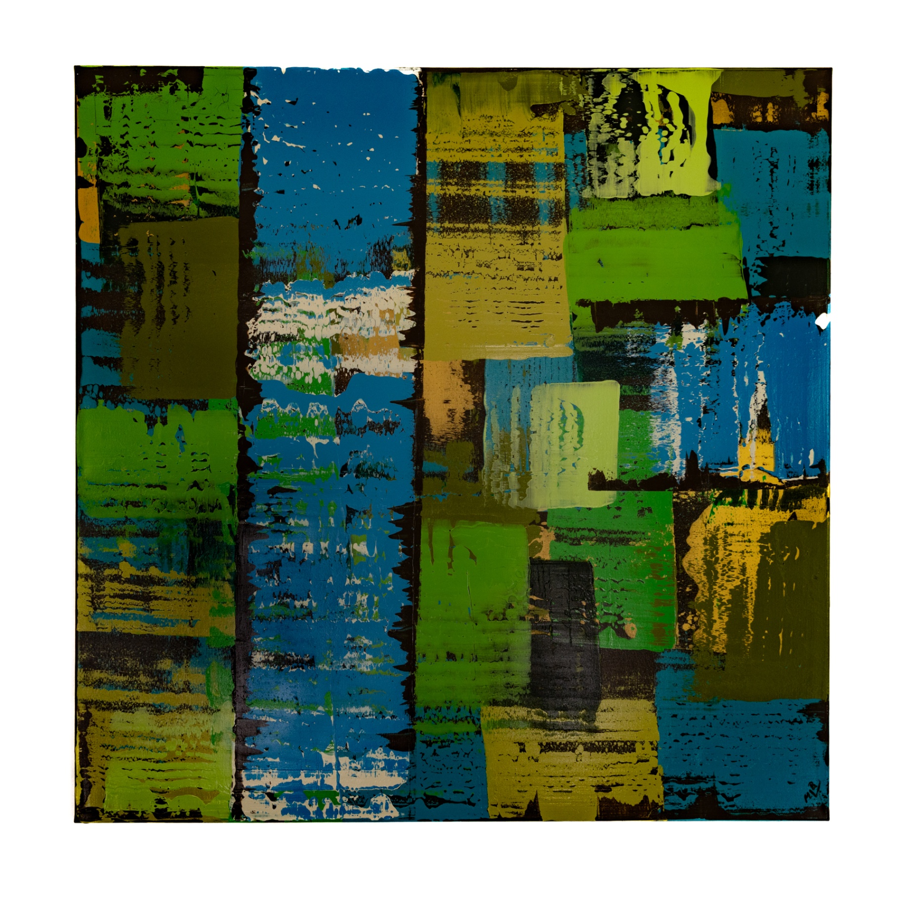 Landschaft im Fluss - Werk 008